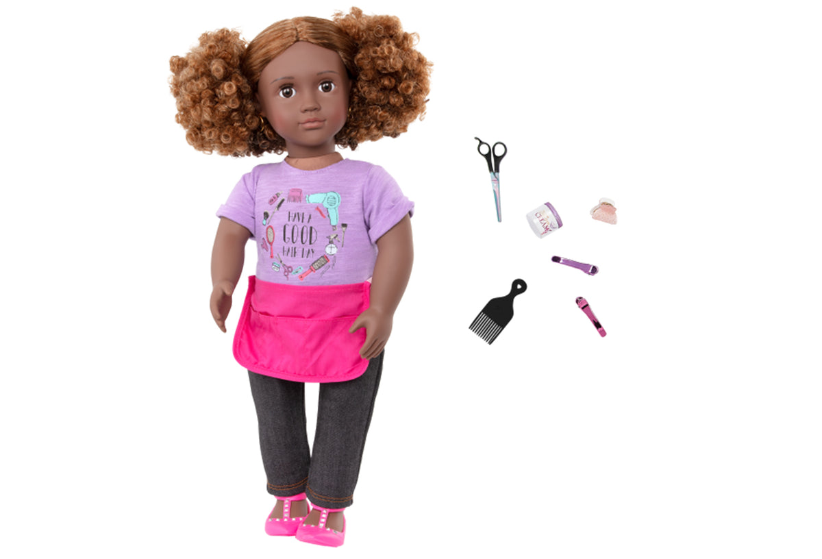 OG PRO DOLL HAIR STYLIST ASHANTI 18INCH BROWN HAIR
