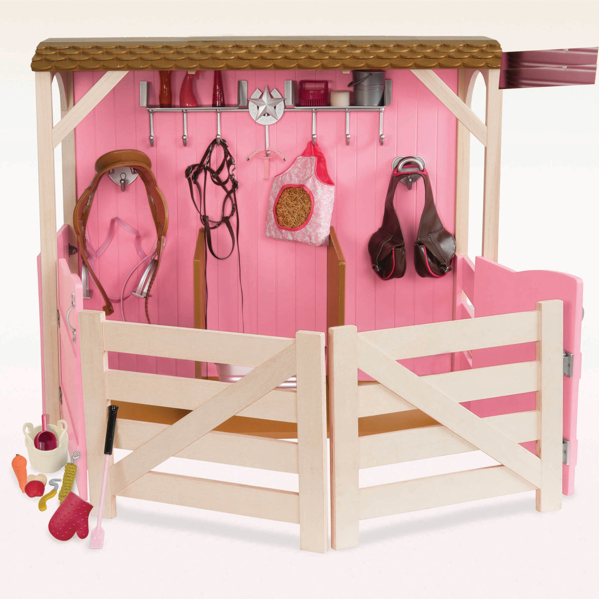 OG DELUXE SADDLE UP STABLES PLAYSET W/ ACCS