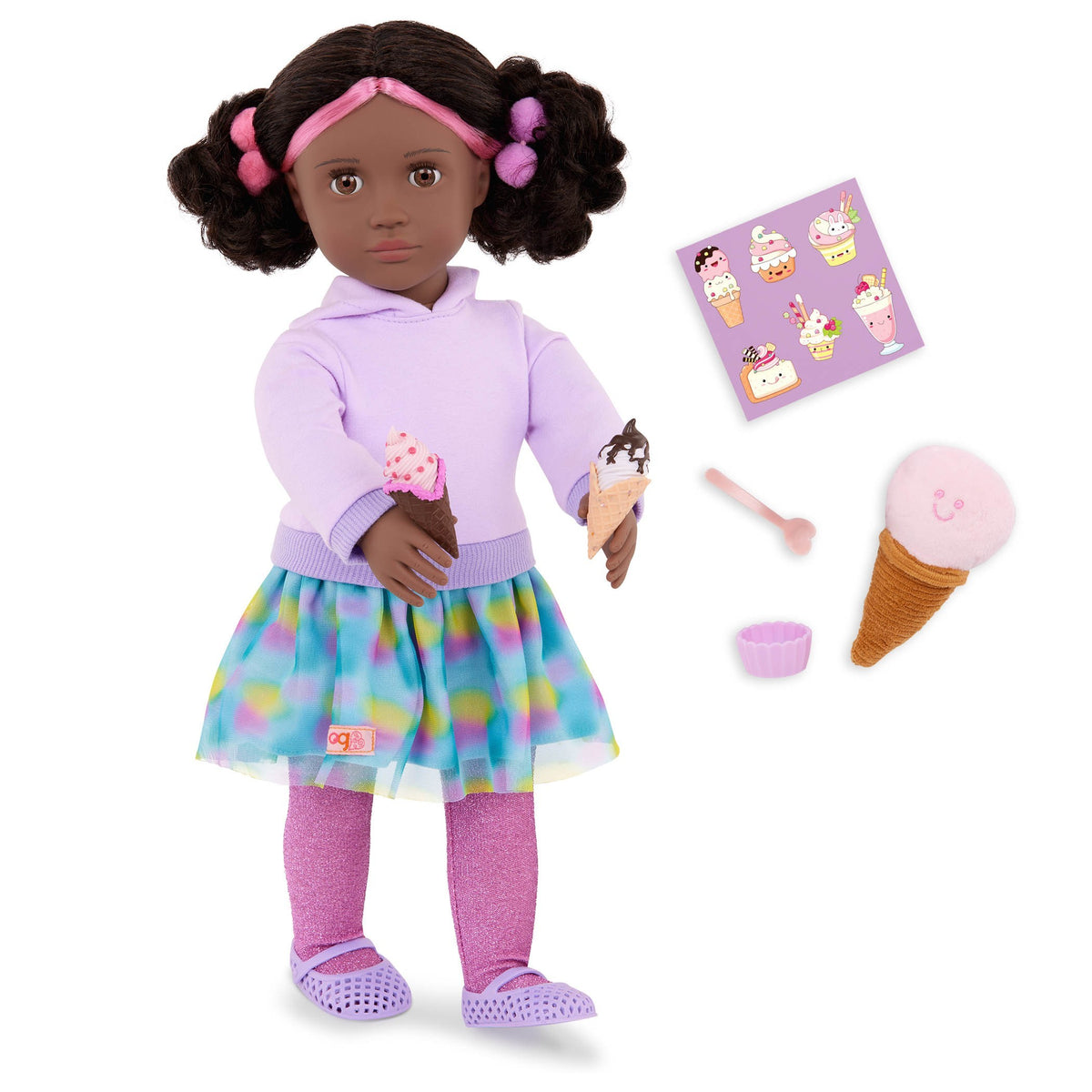 OG ACTIVITY DOLL DOLL ADA 18 INCH MULTICOLOURED HAIR