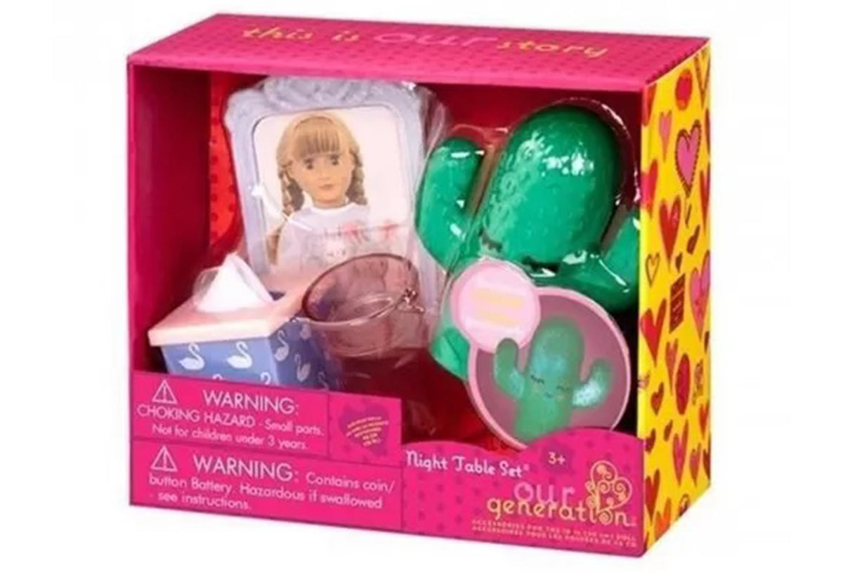 OG SLEEPOVER - BEDTIME SET-NIGHT TABLE SET