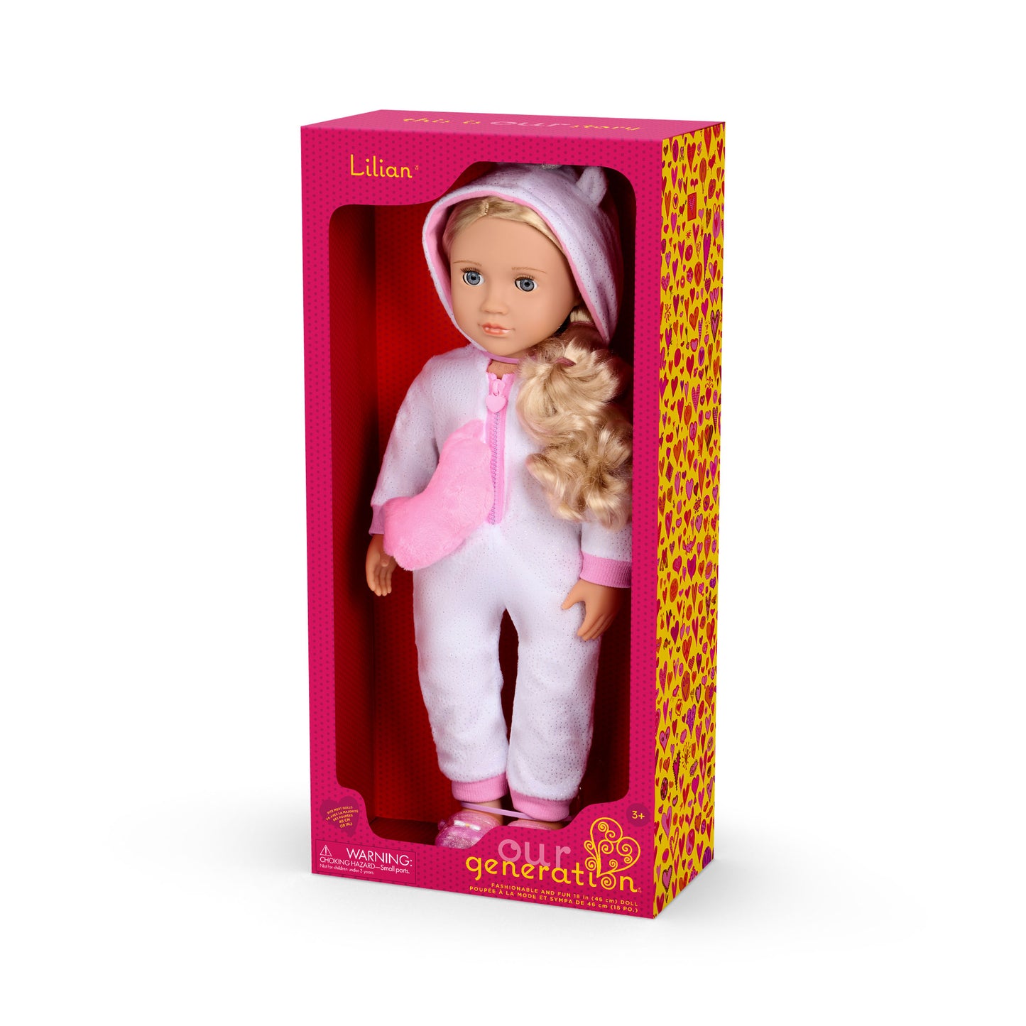 Doll w/ Unicorn Pajama, Lilian