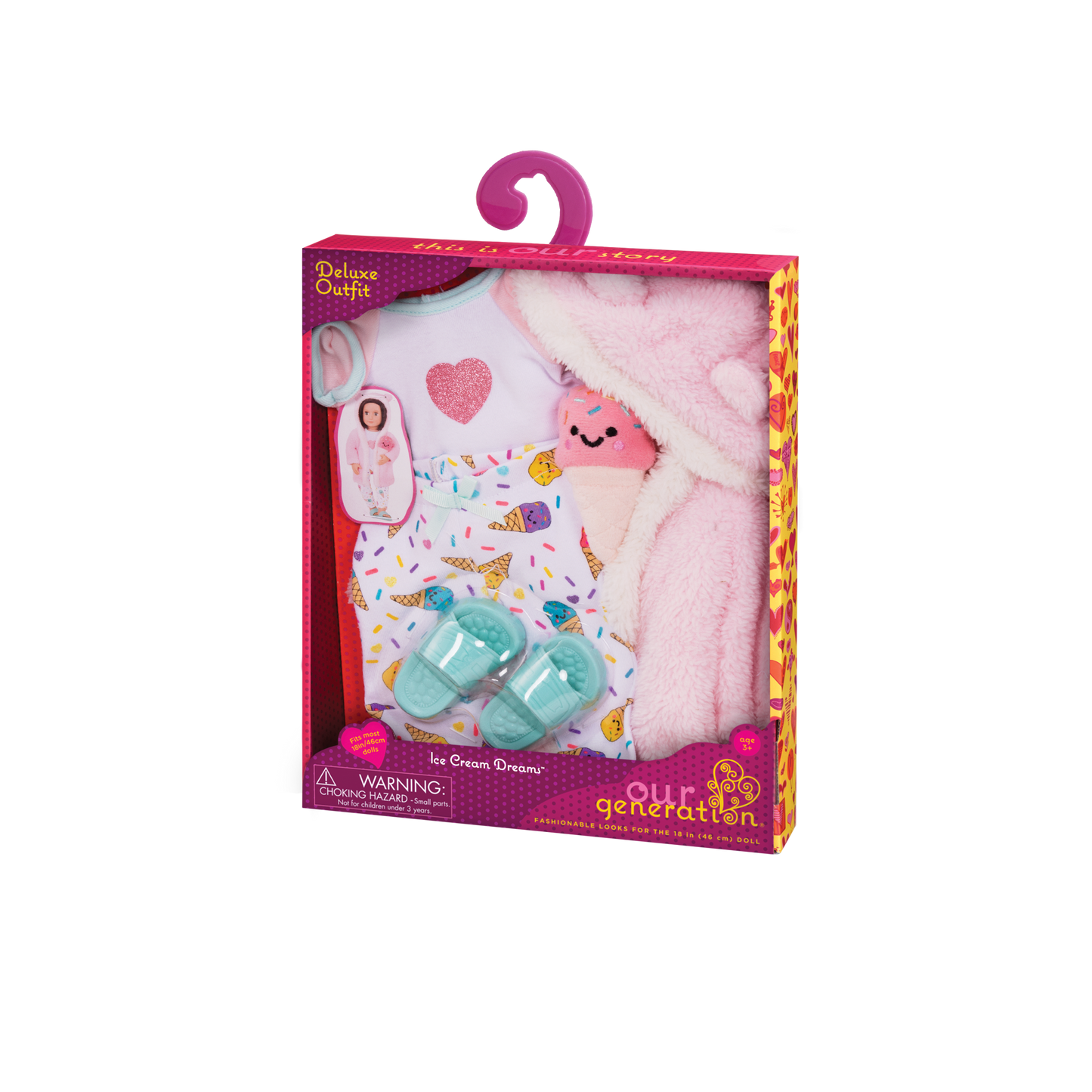 Pajama & Robe Outfit for 18-inch Dolls