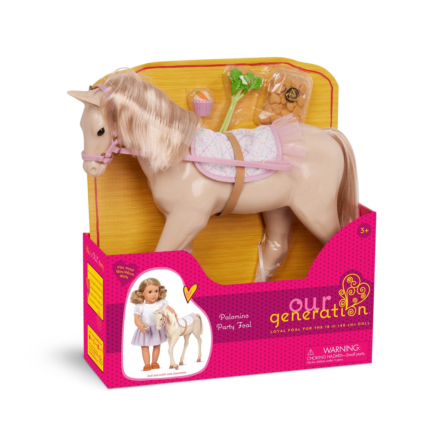 12-inch Baby Horse with Cupcake