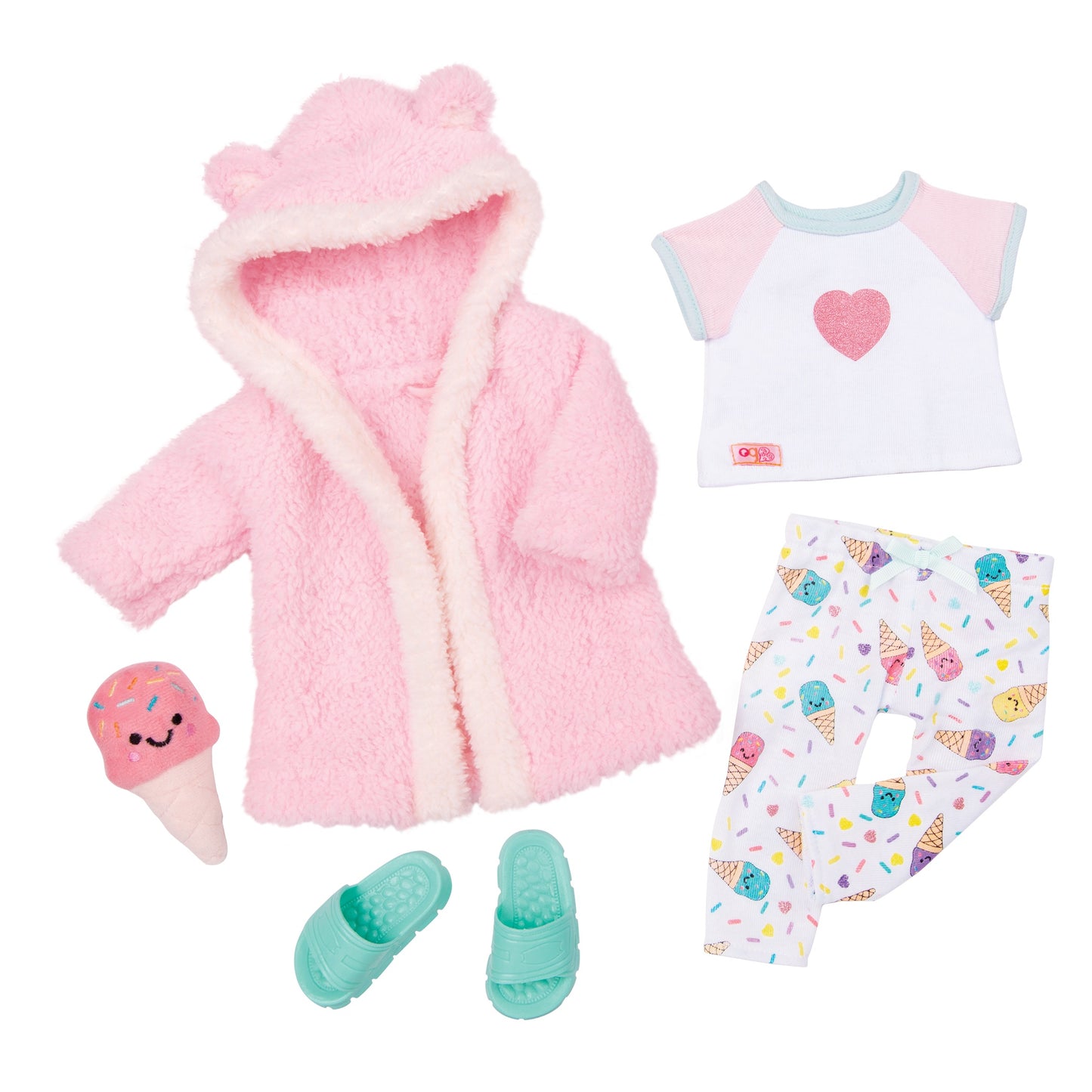 Pajama & Robe Outfit for 18-inch Dolls