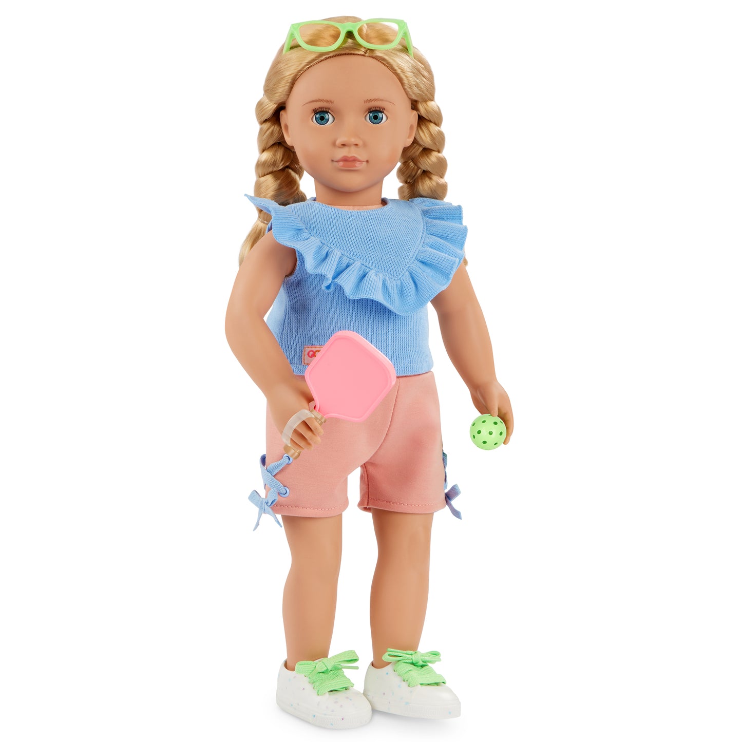 Pickleball Outfit & Accessories for 18-inch Dolls
