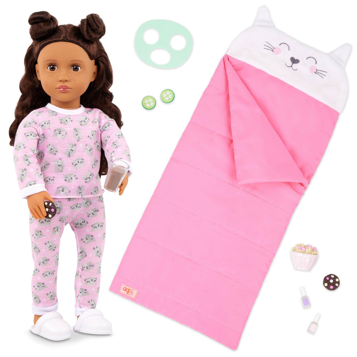 OG ACTIVITY DOLL LARISSA 18 INCH DARK BROWN
