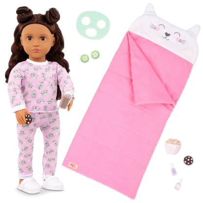 OG ACTIVITY DOLL LARISSA 18 INCH DARK BROWN