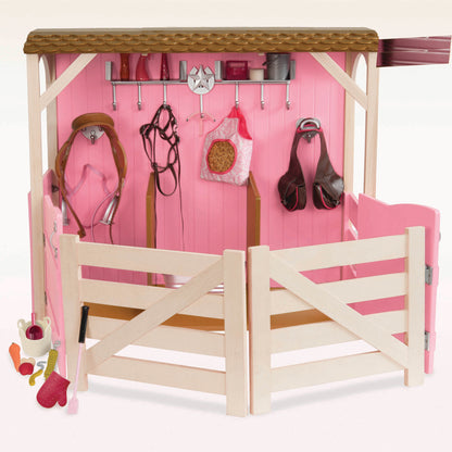OG DELUXE SADDLE UP STABLES PLAYSET W/ ACCS