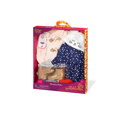 Duffle Coat Fashion Outfit for 18-inch Dolls