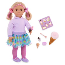 18-inch Doll with Ice Cream Accessories