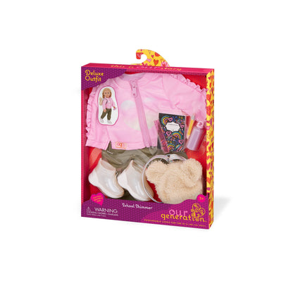 Pink Jacket & Backpack Set for 18" Dolls