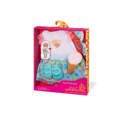 Ice Cream Outfit for 18-inch Dolls