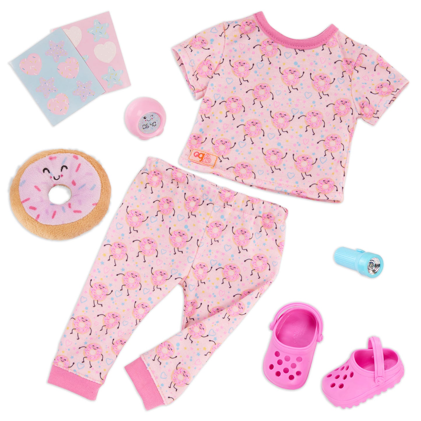 Pajama Outfit & Accessories for 18-inch Dolls