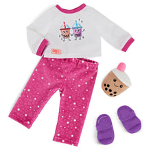 Our Generation Best Teas Pajama Outfit & Bubble Tea Plush for 18" Dolls