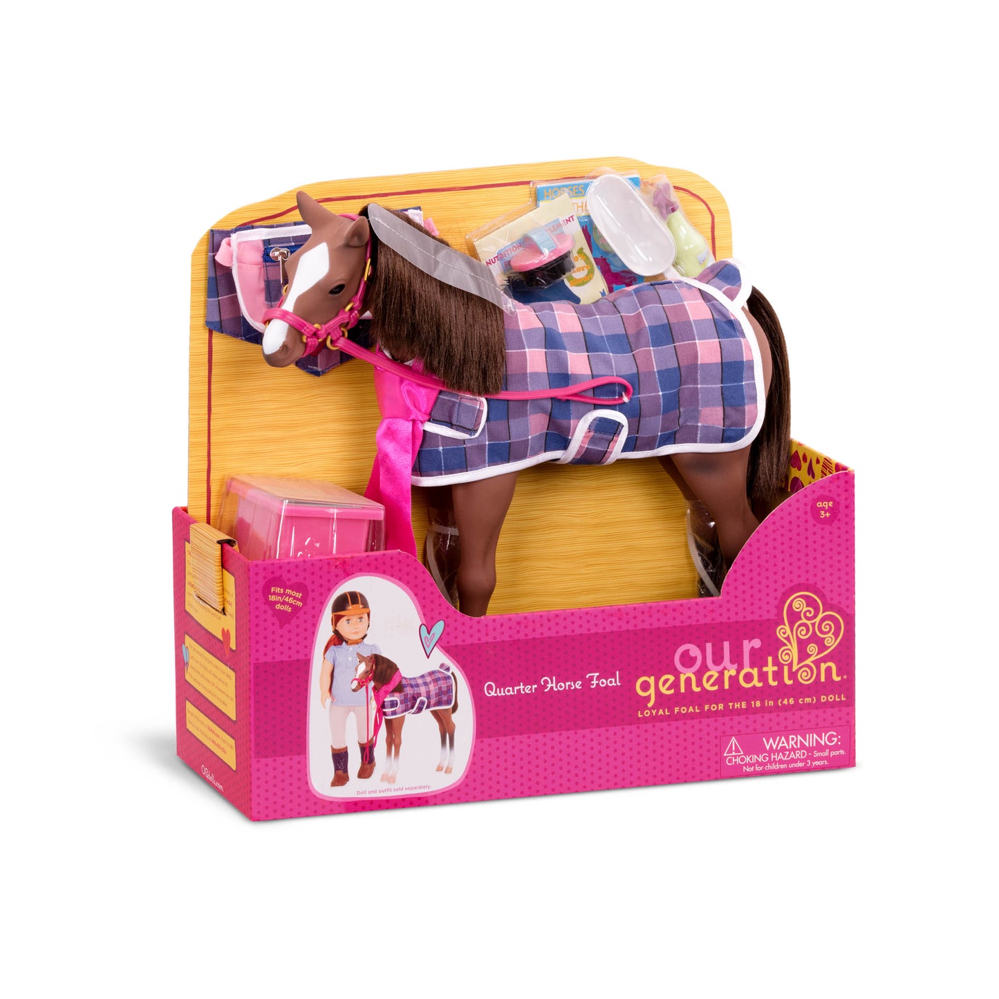 12-inch Baby Horse for 18-inch Dolls