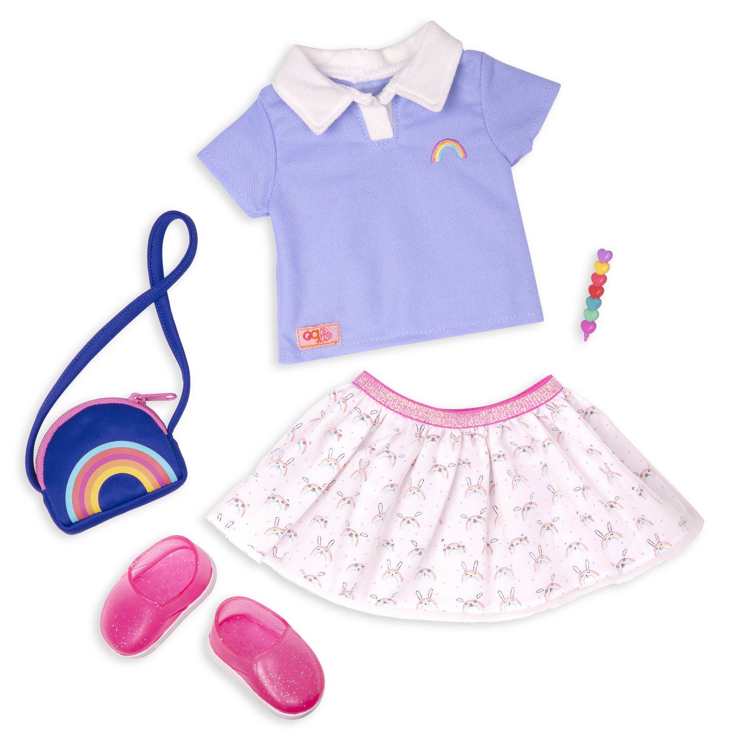 School Uniform Outfit for 18-inch Dolls