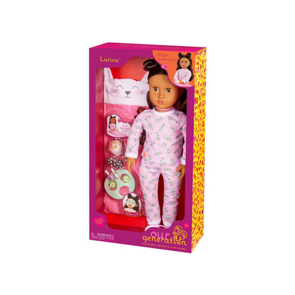 OG ACTIVITY DOLL LARISSA 18 INCH DARK BROWN