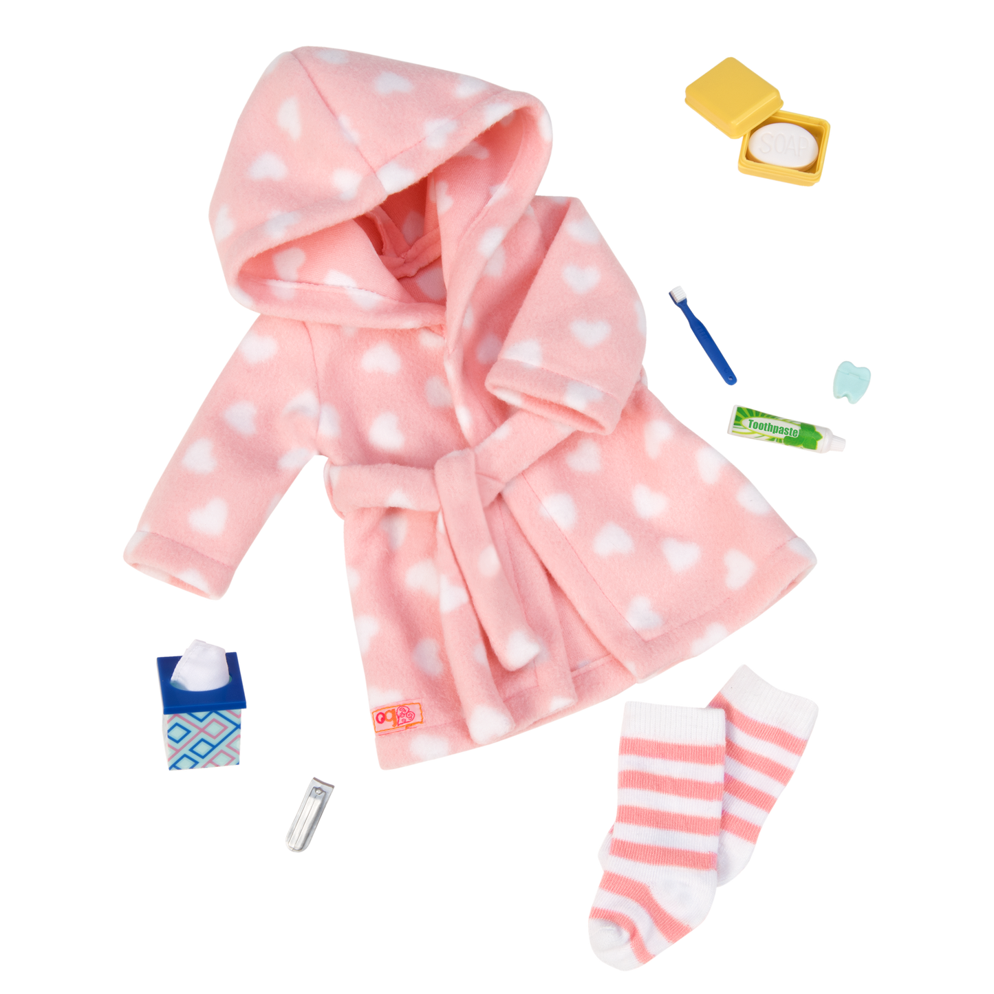 Pajama Outfit & Accessories for 18-inch Dolls