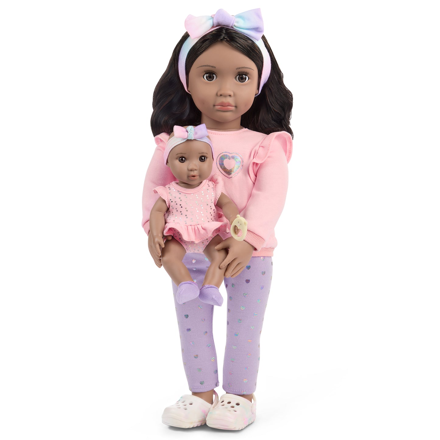 Big/Little Sister Dolls w/baby acc, Tayla & Shae