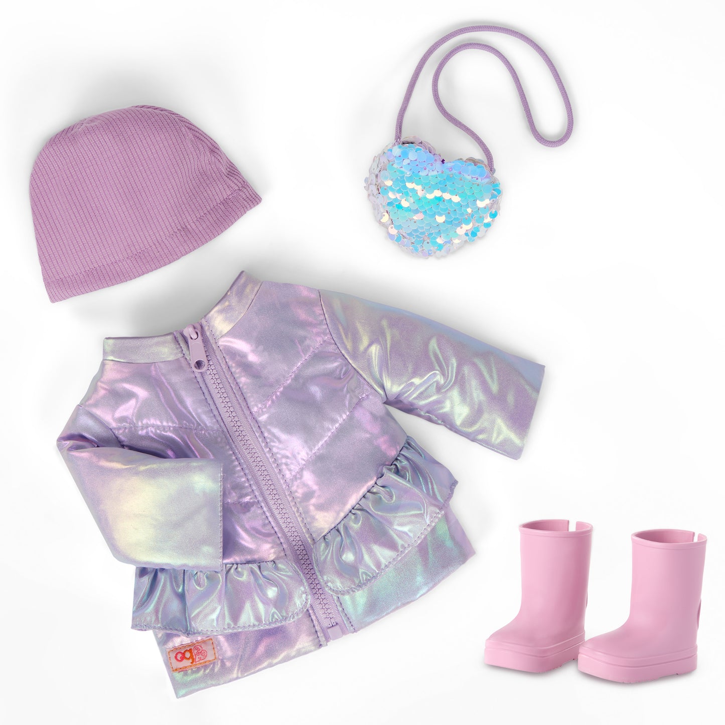 Deluxe Winter Outfit w/ Heart-Shaped Purse