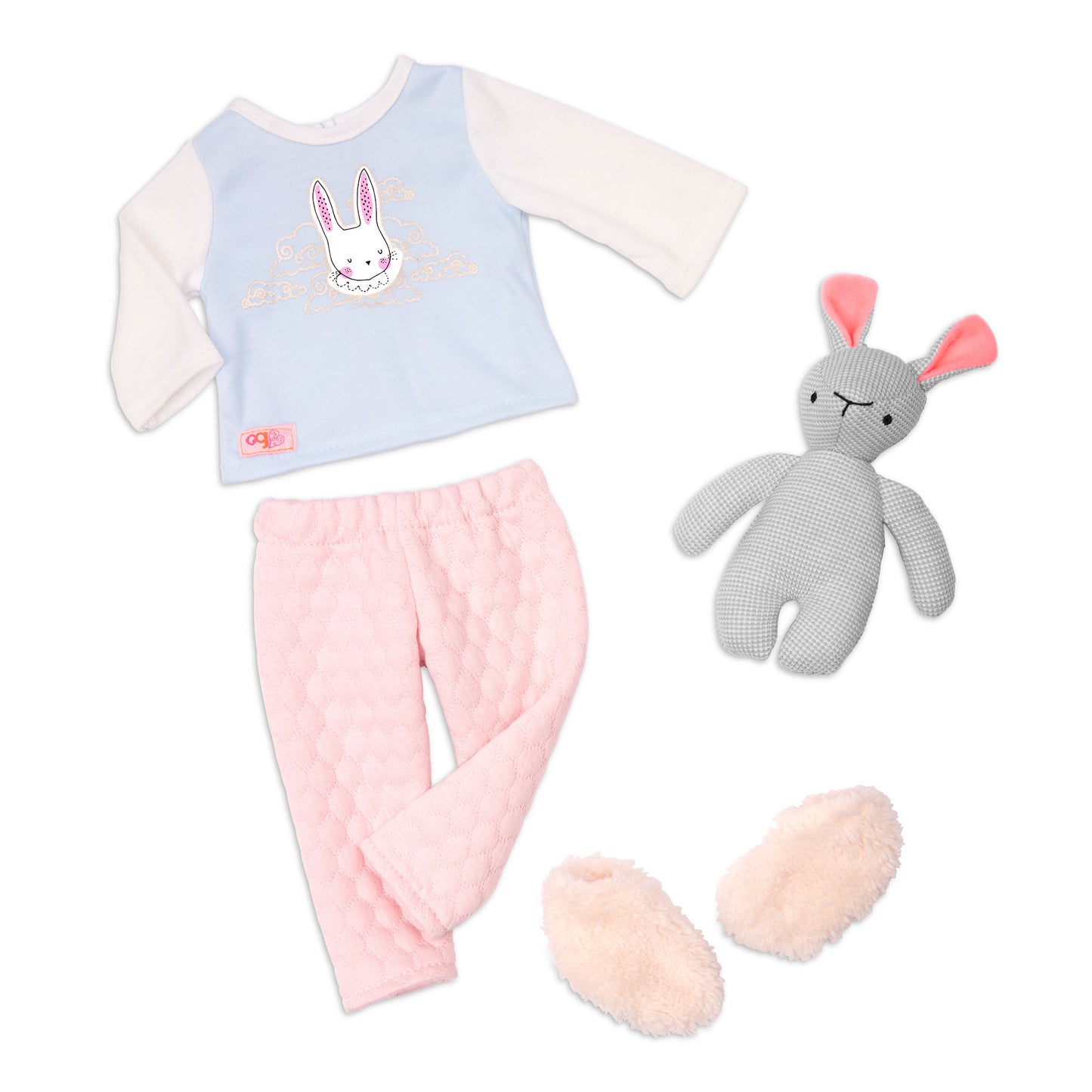 18-inch Sleepover Doll with Plush Bunny