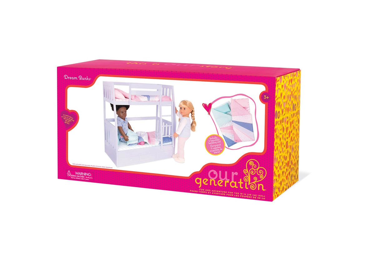 OG DELUXE DREAM BUNKS PLAYSET W/ ACCS