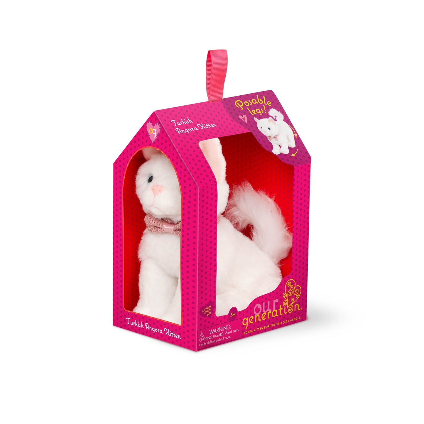 Posable 6-inch Pet Cat Plush