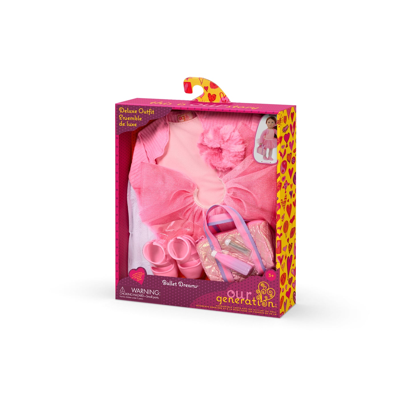 18-inch Doll Ballerina Outfit