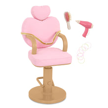 Salon Chair Hair Styling Accessory Set for 18-inch Dolls