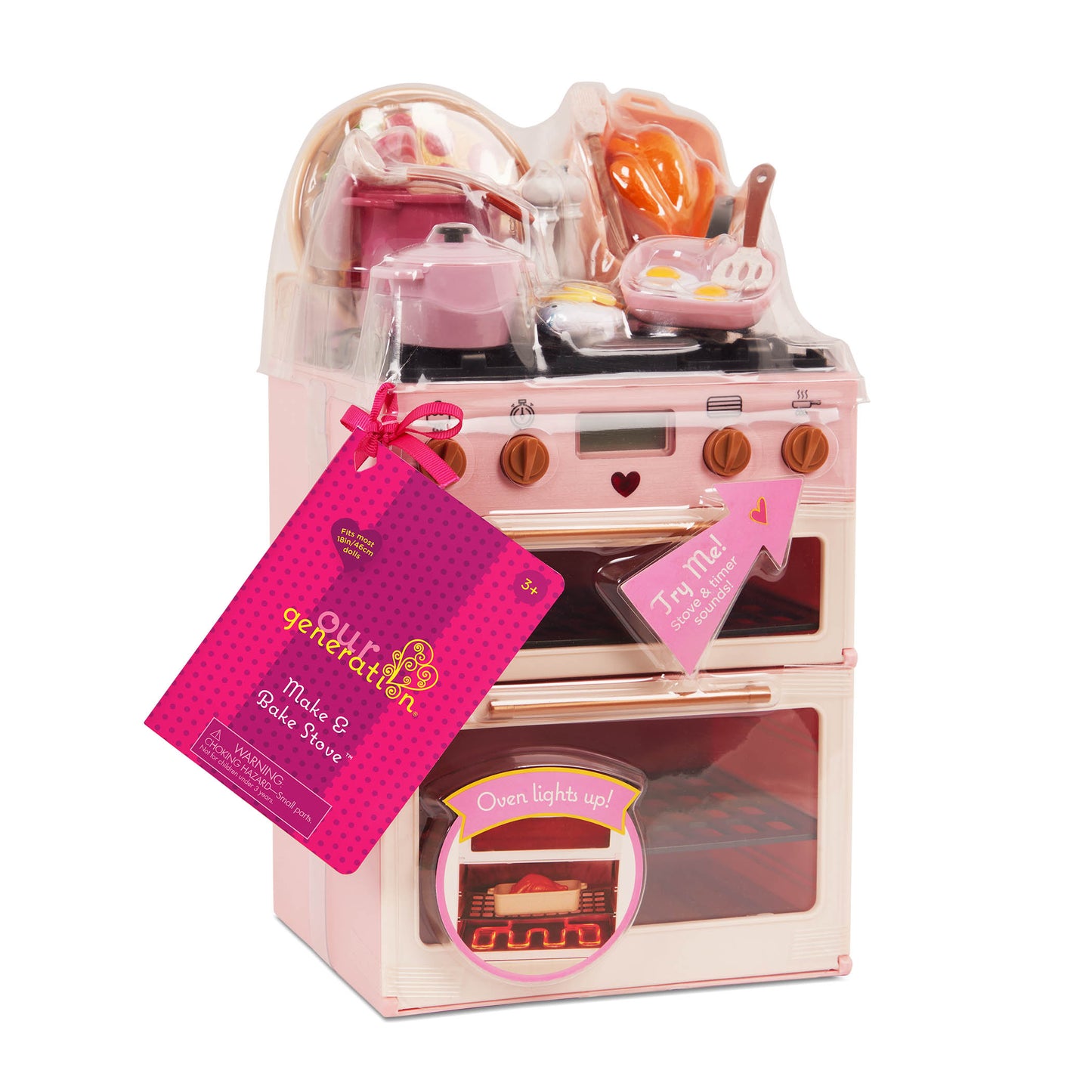 25-pc Double Oven Kitchen Playset for 18" Dolls