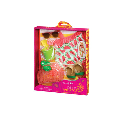 Watermelon Swimsuit Outfit for 18-inch Dolls