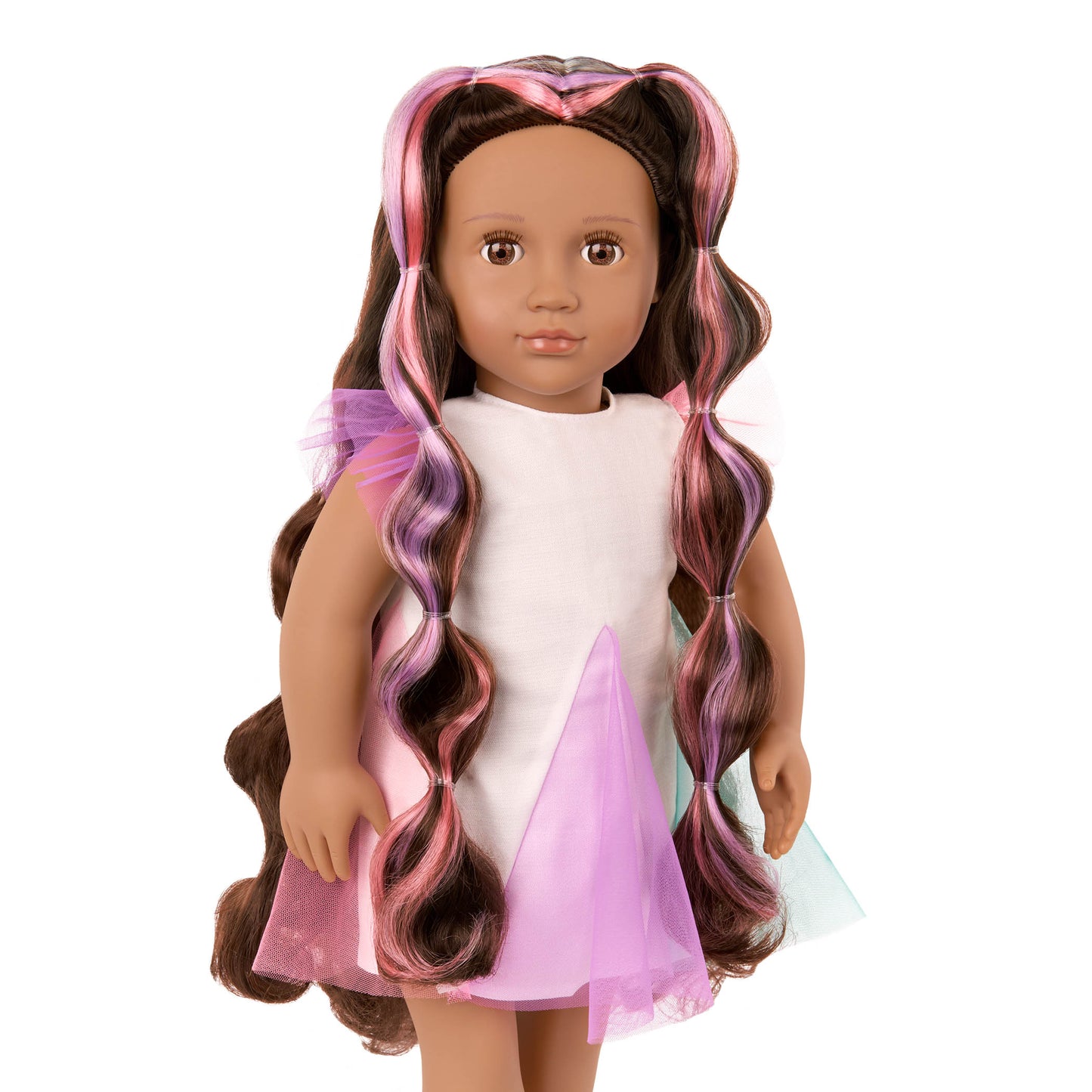 18'' Hair Grow Doll with Extendable Braid