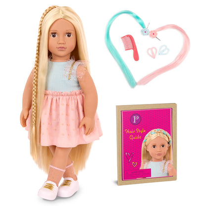 18-inch Hair Grow Doll with Extendable Braid