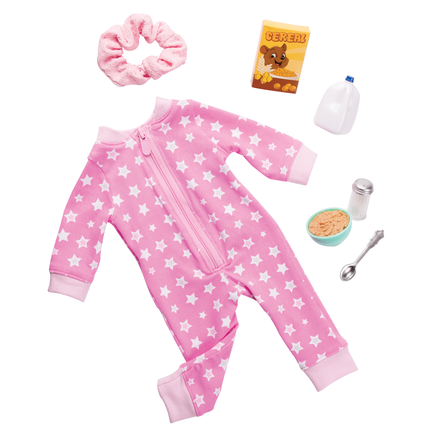 Onesie Pajama Outfit for 18-inch Dolls