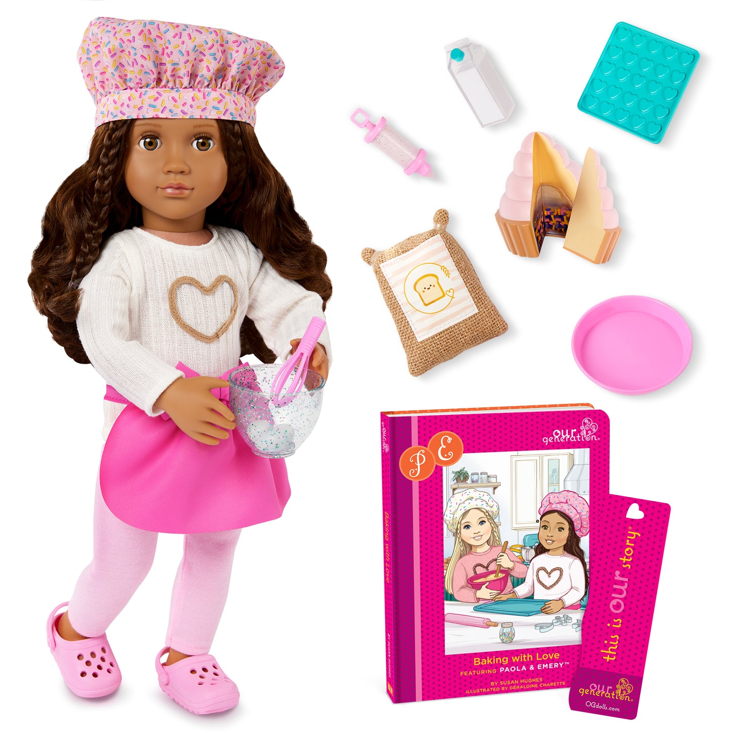 Deluxe Baking Doll w/o Book, Paola