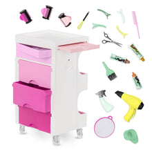 Salon Cart & Styling Set for 18-inch Dolls