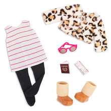 Leopard-Print Jacket Outfit for 18-inch Dolls