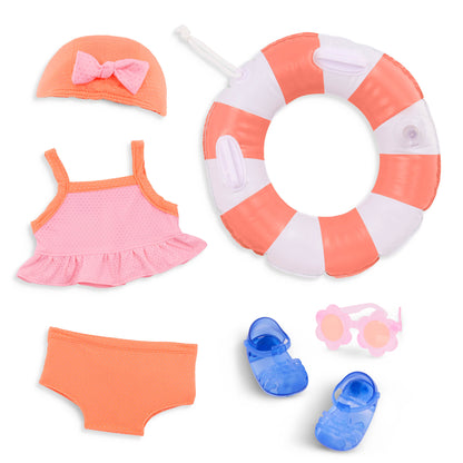 Bathing Suit Outfit for 18-inch Dolls
