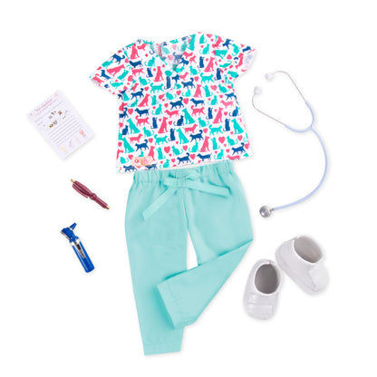 Vet Outfit & Accessories for 18-inch Dolls