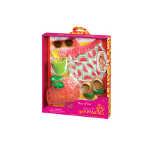 Watermelon Swimsuit Outfit for 18-inch Dolls