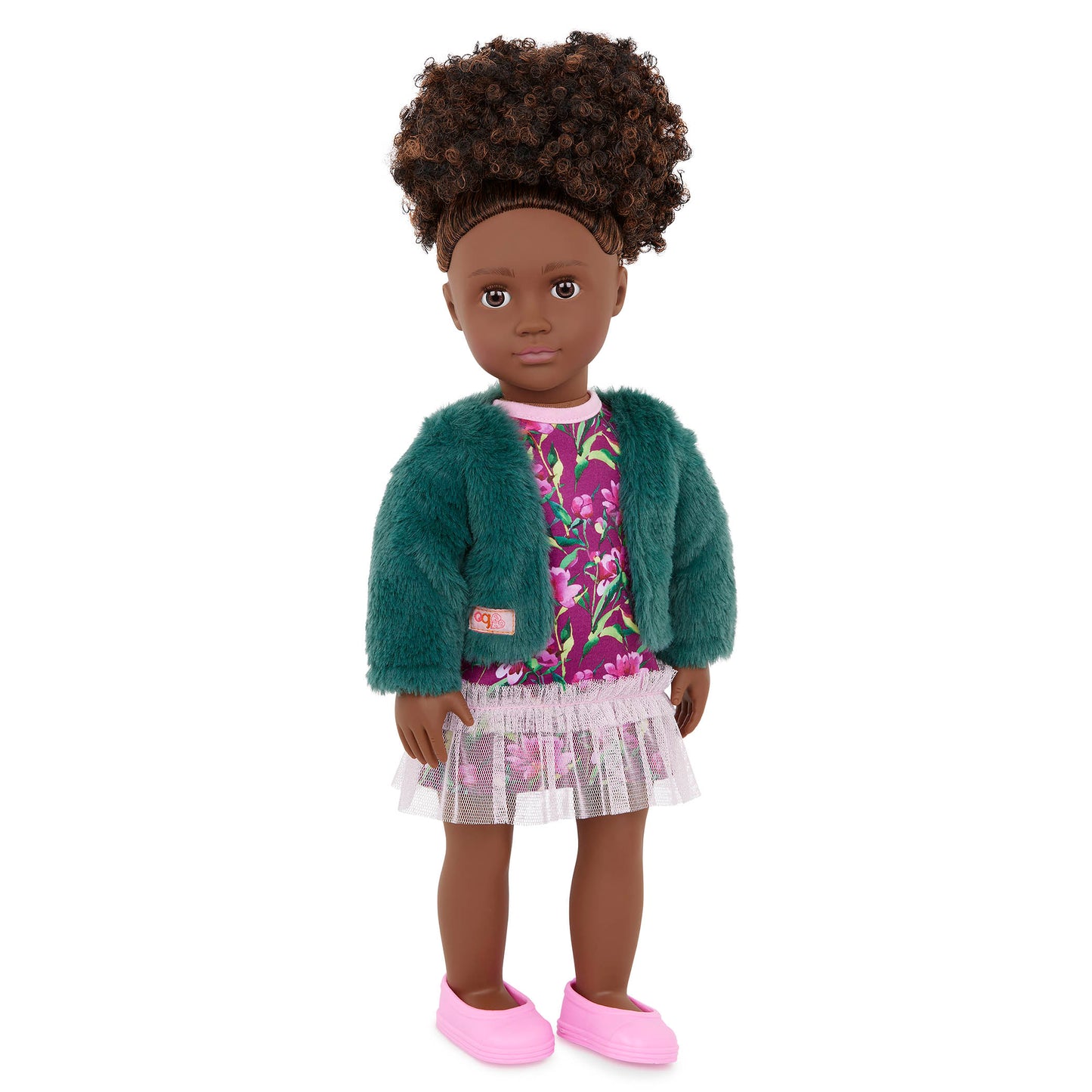 18-inch Fashion Doll in Floral Dress