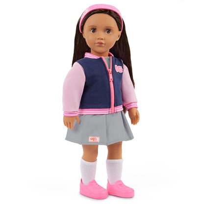 Doll w/ School Outfit and Bomber Jacket, Marisol