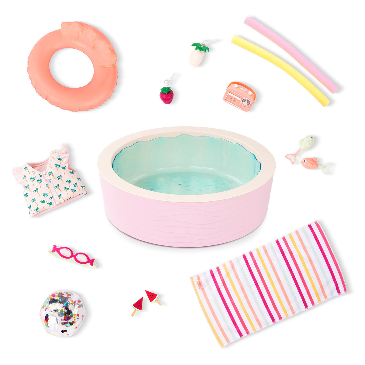 OG  OG POOL SET W/ ACCESSORIES