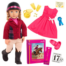 Posable 18-inch Equestrian Doll & Storybook
