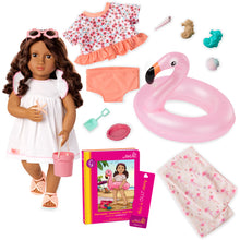 Posable 18-inch Doll & Beach Accessories