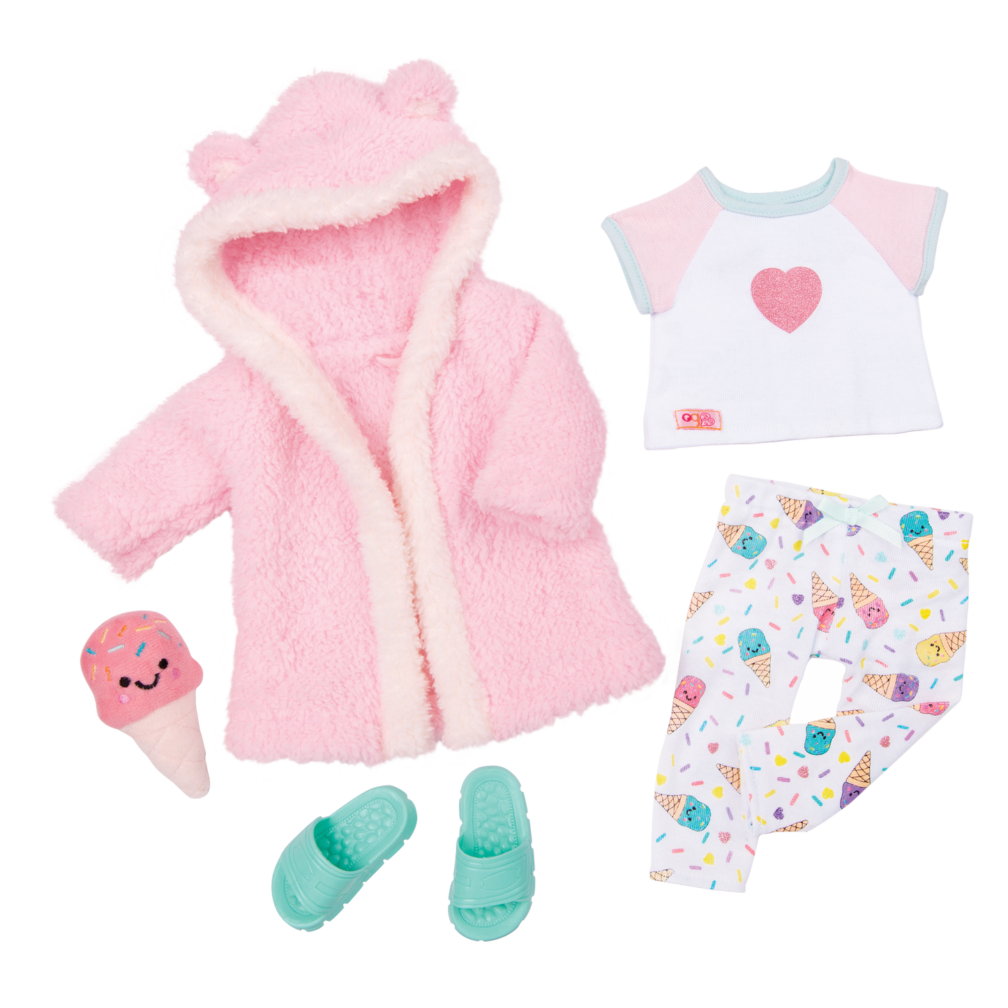 Pajama & Robe Outfit for 18-inch Dolls