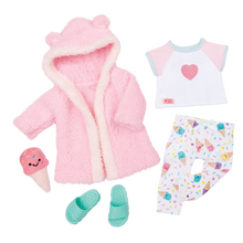 Pajama & Robe Outfit for 18-inch Dolls