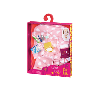 Pajama Outfit & Accessories for 18-inch Dolls