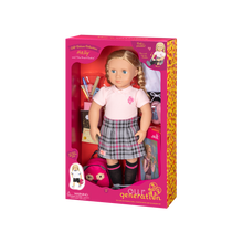 Posable 18-inch School Doll & Storybook