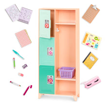 School Locker Set for 18-inch Dolls